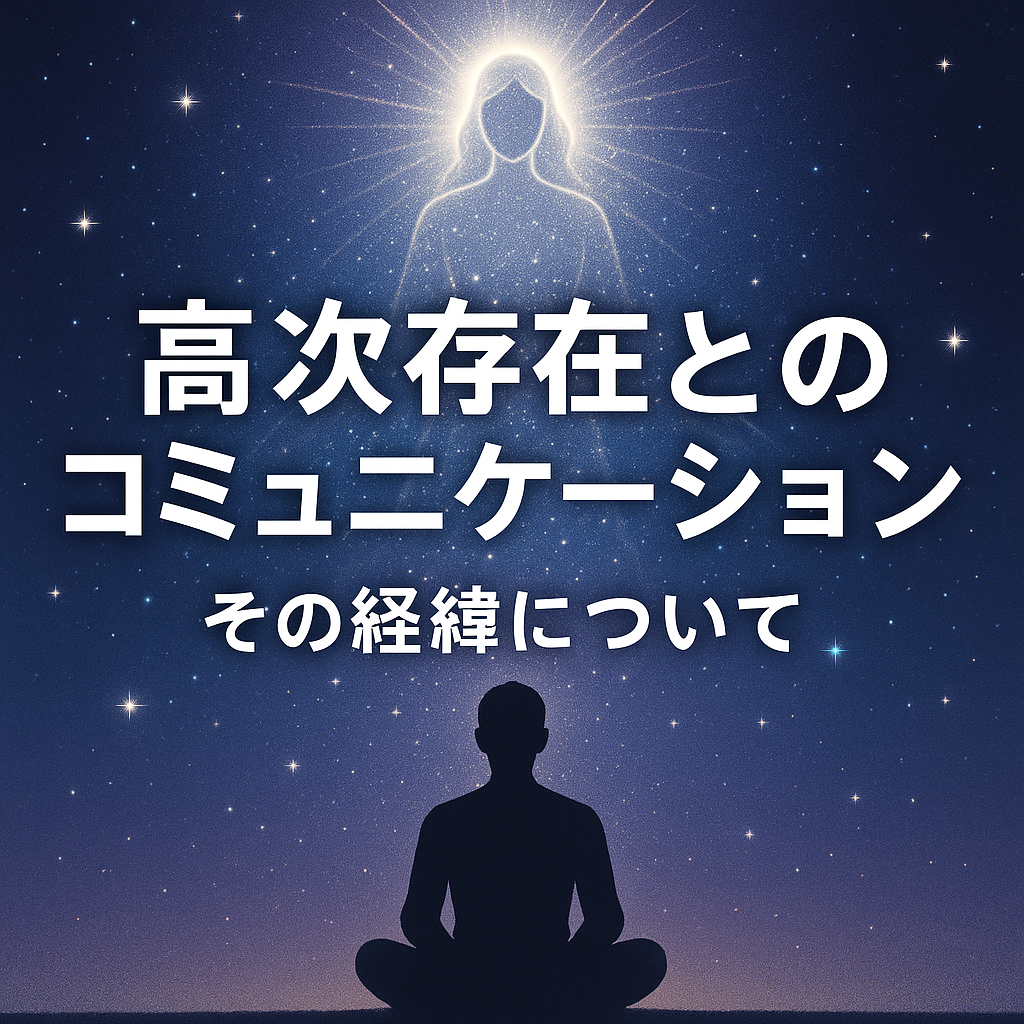 私が高次存在と交流するまでの経緯と、その日々の対話
